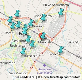 Mappa Via Giovanni Fanti, 47122 Forlì FC, Italia (1.95733)