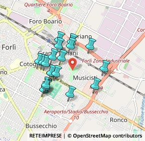 Mappa Via Giovanni Fanti, 47122 Forlì FC, Italia (0.765)