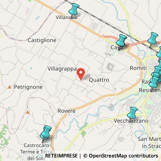 Mappa Via Forreta, 47121 Forlì FC, Italia (3.74615)