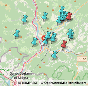 Mappa Via I Maggio, 54011 Aulla MS, Italia (3.8045)