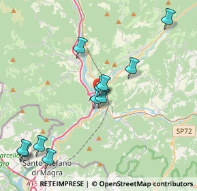 Mappa Via I Maggio, 54011 Aulla MS, Italia (4.27182)