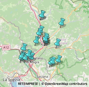 Mappa Via I Maggio, 54011 Aulla MS, Italia (6.189)