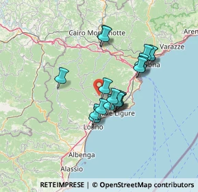 Mappa Via Rocche, 17020 Tovo San Giacomo SV, Italia (11.03263)