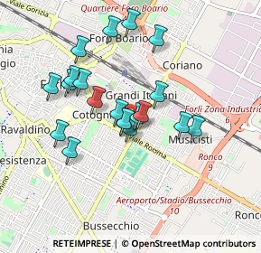 Mappa Via Ugo Foscolo, 47122 Forlì FC, Italia (0.784)