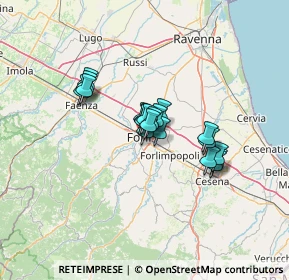 Mappa Via Ugo Foscolo, 47122 Forlì FC, Italia (8.592)