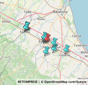 Mappa Via Ugo Foscolo, 47122 Forlì FC, Italia (8.71273)