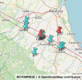 Mappa Via Ugo Foscolo, 47122 Forlì FC, Italia (8.78917)