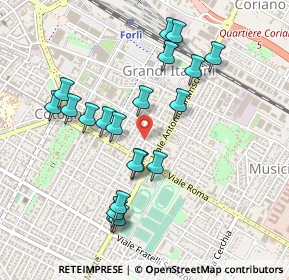 Mappa Via Ugo Foscolo, 47122 Forlì FC, Italia (0.4765)