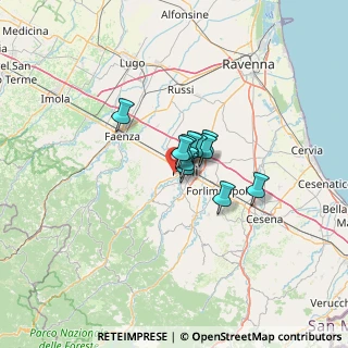 Mappa Via Firenze, 47121 Forlì FC, Italia (6.14091)