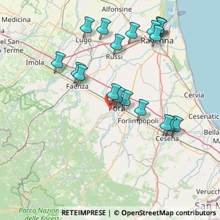 Mappa Via Firenze, 47121 Forlì FC, Italia (17.88421)