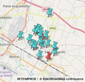 Mappa Via Mastro Giorgio, 47122 Forlì FC, Italia (1.168)