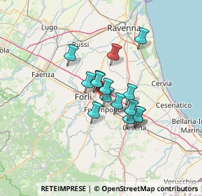 Mappa Via Mastro Giorgio, 47122 Forlì FC, Italia (8.93667)