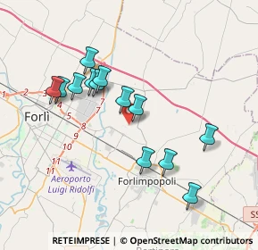 Mappa Via Mastro Giorgio, 47122 Forlì FC, Italia (3.48769)