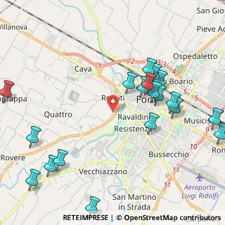 Mappa Via Rubria Tertulla, 47121 Forlì FC, Italia (2.728)
