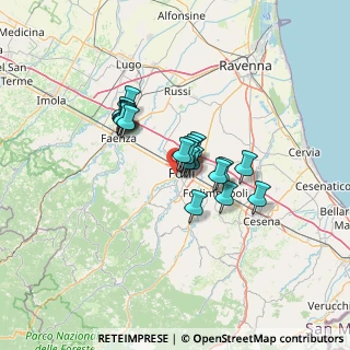 Mappa Via Rubria Tertulla, 47121 Forlì FC, Italia (9.064)