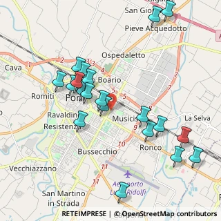 Mappa Via Gramsci, 47122 Forlì FC, Italia (2.1275)