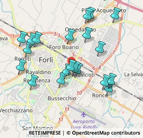 Mappa Viale Antonio Gramsci, 47122 Forlì FC, Italia (1.9875)