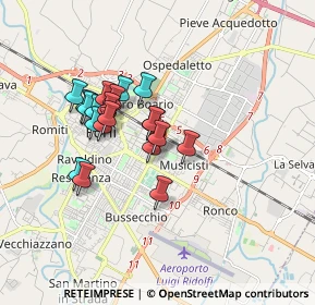 Mappa Viale Antonio Gramsci, 47122 Forlì FC, Italia (1.4205)