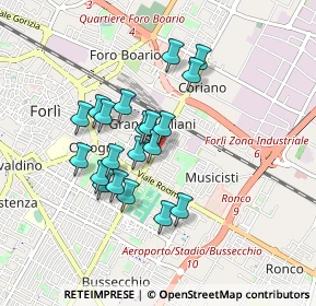 Mappa Viale Antonio Gramsci, 47122 Forlì FC, Italia (0.7365)