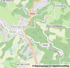 Mappa 40063 Monghidoro BO, Italia (0.33846)