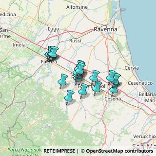 Mappa Via di Porta Cotogni, 47121 Forlì FC, Italia (9.9475)