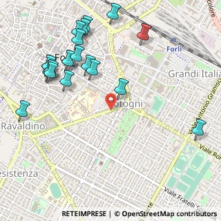 Mappa Via di Porta Cotogni, 47121 Forlì FC, Italia (0.6505)