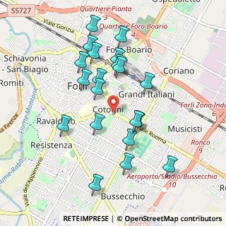Mappa Piazzale della Vittoria, 47121 Forlì FC, Italia (0.9375)