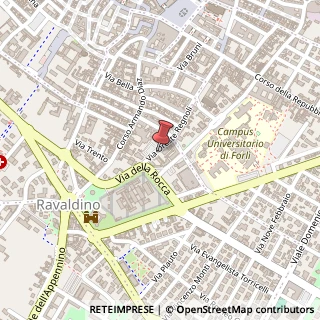 Mappa Via Regnoli Oreste, 65, 47121 Forlì, Forlì-Cesena (Emilia Romagna)