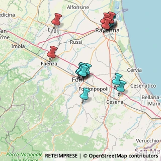 Mappa Via Ludovico Ariosto, 47122 Forlì FC, Italia (15.05105)