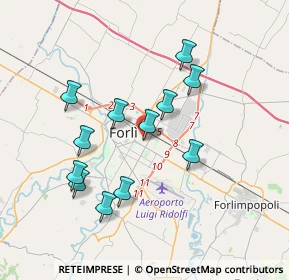 Mappa Via Torquato Tasso, 47122 Forlì FC, Italia (3.4425)