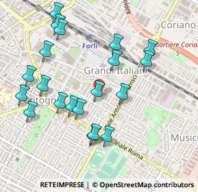 Mappa Via Torquato Tasso, 47122 Forlì FC, Italia (0.531)