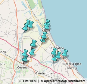 Mappa Via Bollana, 48015 Cervia RA, Italia (6.74882)