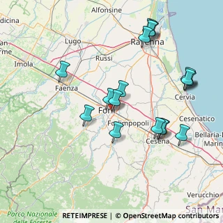 Mappa Via Simone Vesi, 47122 Forlì FC, Italia (17.20111)