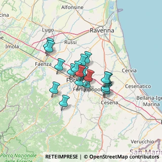 Mappa Via C. Darwin, 47122 Forlì FC, Italia (8.7)