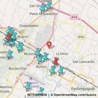 Mappa Via C. Darwin, 47122 Forlì FC, Italia (3.062)