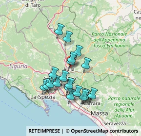Mappa Aulla Lunigiana, 54011 Aulla MS, Italia (12.1015)