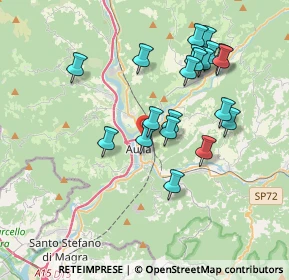 Mappa Via Cerri, 54011 Aulla MS, Italia (3.6415)