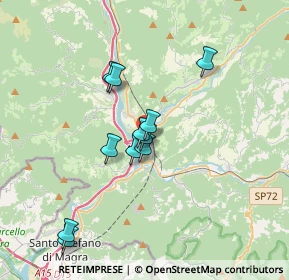 Mappa Via Cerri, 54011 Aulla MS, Italia (3.01545)