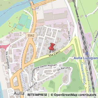 Mappa Via Cerri, 25, 54011 Aulla, Massa-Carrara (Toscana)