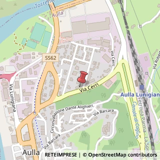 Mappa Via Cerri, 35, 54011 Aulla, Massa-Carrara (Toscana)