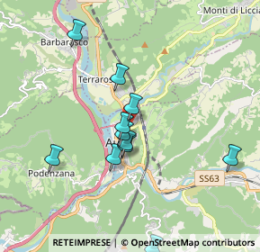 Mappa Via Cerri, 54011 Aulla MS, Italia (1.76273)