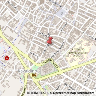 Mappa Corso Armando Diaz, 103, 47121 Forlì, Forlì-Cesena (Emilia Romagna)