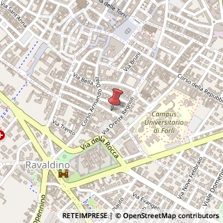 Mappa Via Primavera, 27, 47121 Forlì, Forlì-Cesena (Emilia Romagna)