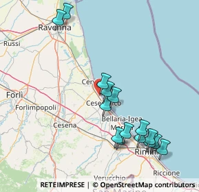 Mappa Viale Stoccolma, 47042 Cesenatico FC, Italia (17.22933)