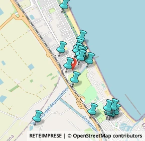 Mappa Viale Stoccolma, 47042 Cesenatico FC, Italia (0.875)