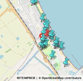 Mappa Viale Stoccolma, 47042 Cesenatico FC, Italia (0.713)