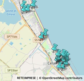 Mappa Viale Stoccolma, 47042 Cesenatico FC, Italia (2.57)