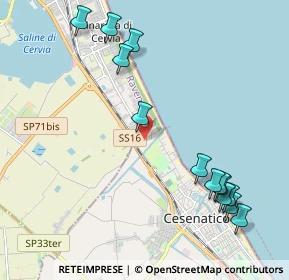 Mappa Viale Stoccolma, 47042 Cesenatico FC, Italia (2.52)