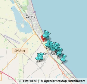 Mappa Viale Stoccolma, 47042 Cesenatico FC, Italia (2.745)