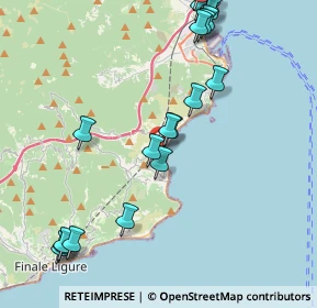 Mappa SP 45, 17028 Spotorno SV (4.9695)